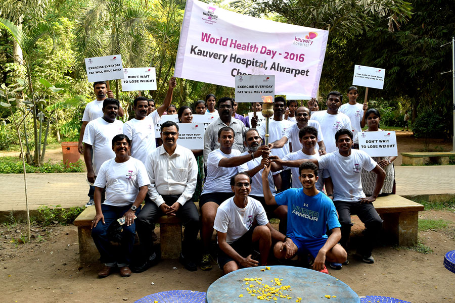 World Health Day celebration| Torch Relay| Kauvery Hospital Chennai